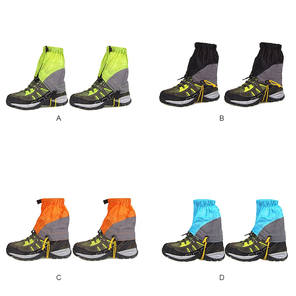 

Гетры для ног для бега Пыленепроницаемая фотовспышка Водонепроницаемый Регулируемый защелкивающийся крючок Удобная Защитная крышка для обуви зеленая