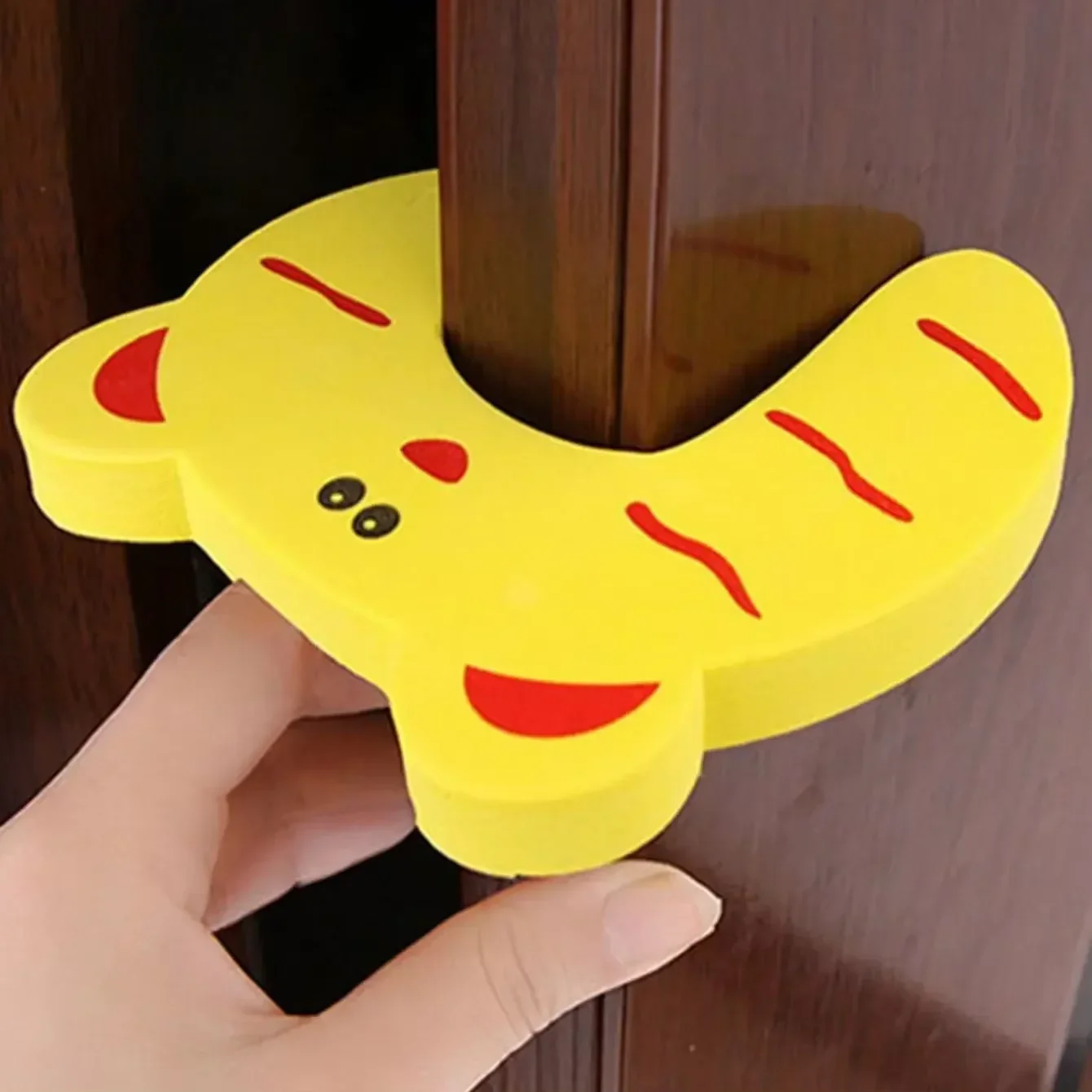 1/7pcs Baby Safety Door Stopper Anti-pinch Hand Cartoon Animal Door Block Thick Child Security Protection Lock Finger Protector