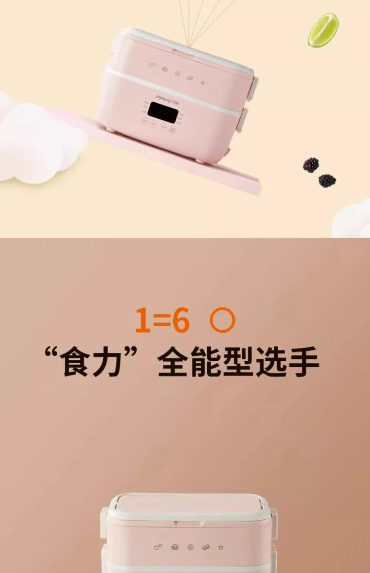 Description Picture 6 of item220V Convenient Plug-in Electric Lunch Box for Heating, Thermal Insulation Bento Box for Work, Office, and School Use