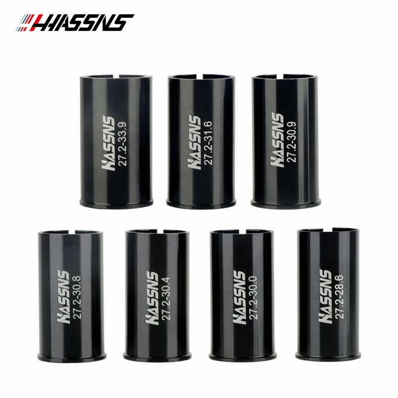 HASSNS Saddle Post Telescopic Canote Sillin Convert Adapter Seatpost Mtb Dropper Shim Collar Mtb