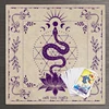 Tarot tablecloth Own Your Power Pastel Altar Cloth Alter Cloth Tarot Cloth For Spread Tarot Altar Decor Witchy Decor Tarot Mat 3