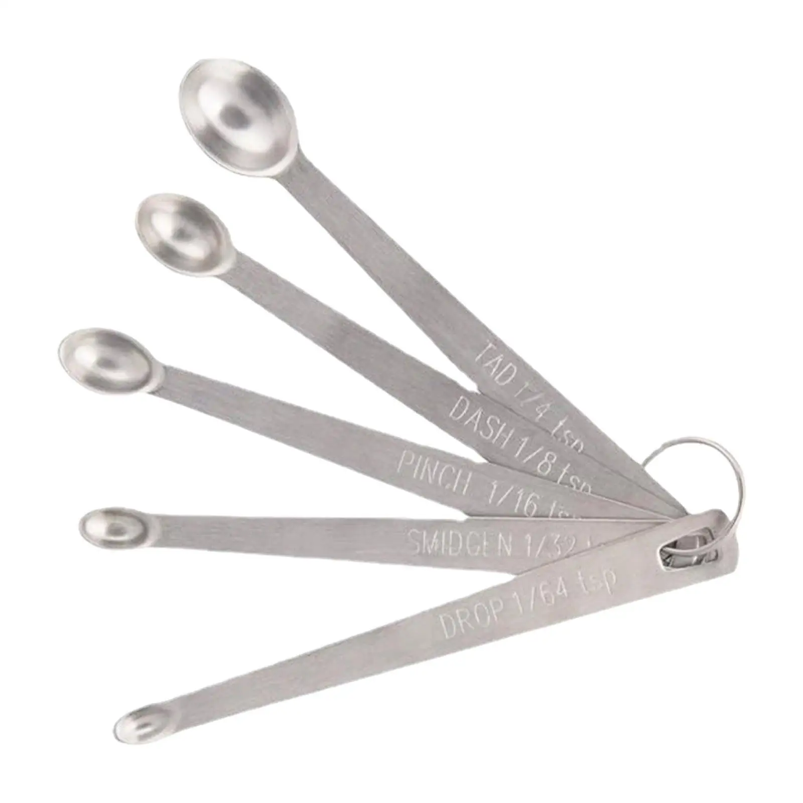 5 Pcs Stainless Steel Mini Measuring Spoons Set, Small Measuring