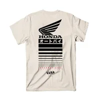 Honda hommes et femmes T-shirt été à la mode marque T-shirt Honda Offset à manches courtes printemps et automne moto cyclisme haut 1