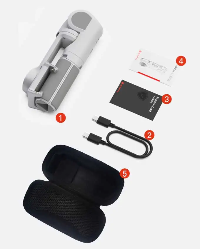 Snoppa ATOM 2 3-Axis Handheld Smartphone Stabilizer Gimbal
