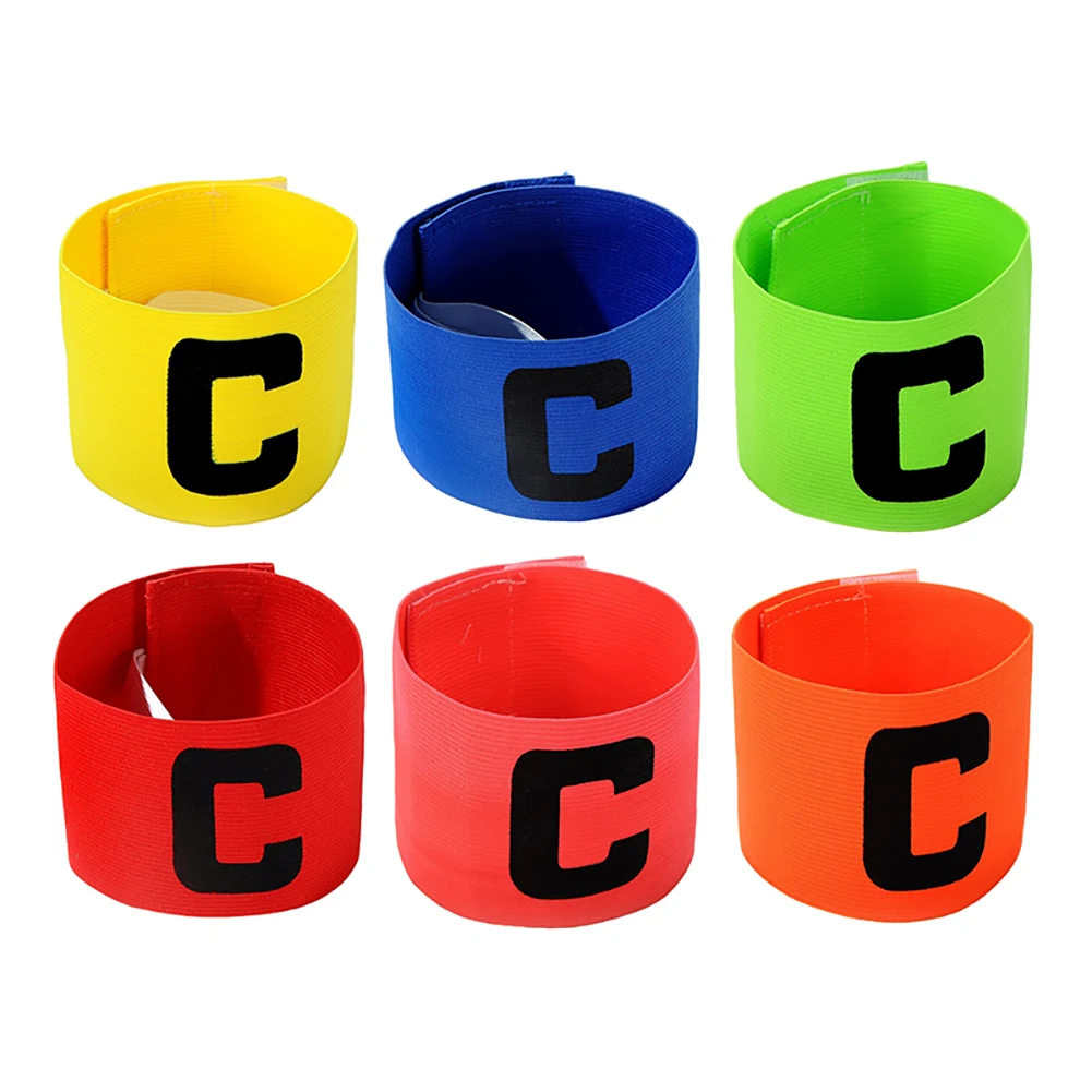 1pc Football Captain Armband Adjustable Arm Band Leader Competition Soccer Player Captain Group Armband Brazalete Capitan Band football armband,soccer arm band