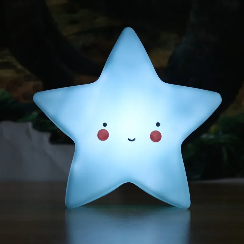 Cartoon Fantasy Star Moon Interior Lighting Mini LED Night Light Bedside Light Baby Room Decoration Children Gift Toy Night Lamp