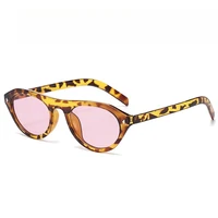 Lunettes de soleil rétro œil de chat pour femmes, lunettes carrées vintage pour femmes, lunettes de soleil tendance, protection UV surdimensionnée, verres miroir 6