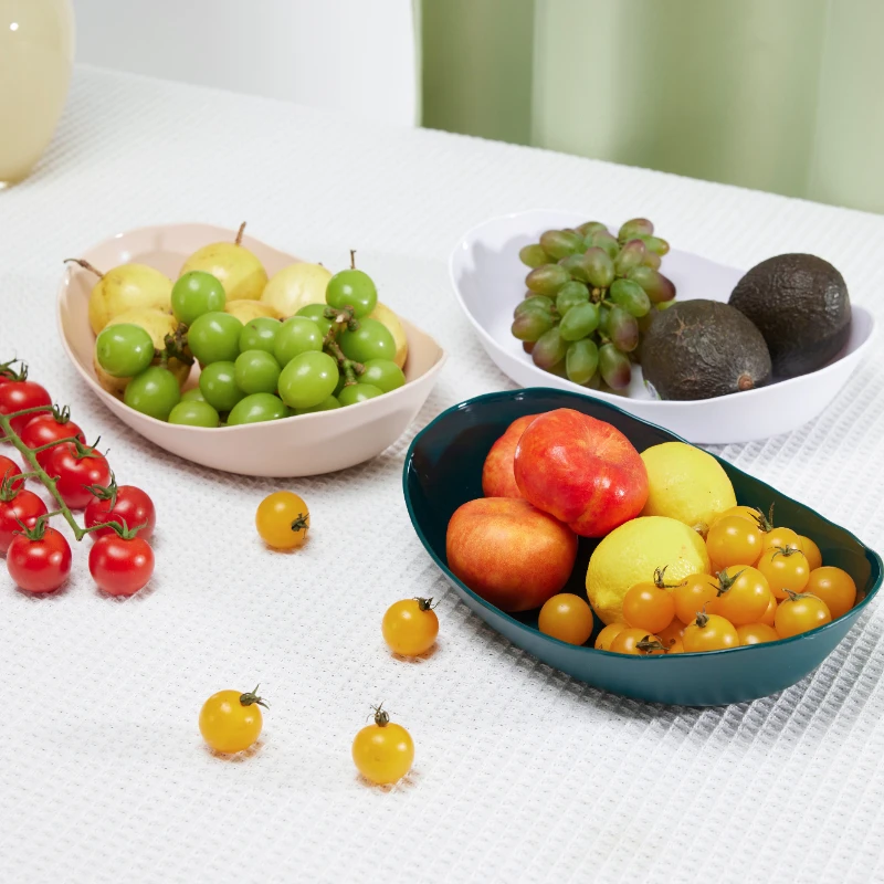Plastic Living Room Home Three-layer Fruit Plate Creative Modern Dried Fruit Basket Snack Plate Candy Dish fruit plate snack dish