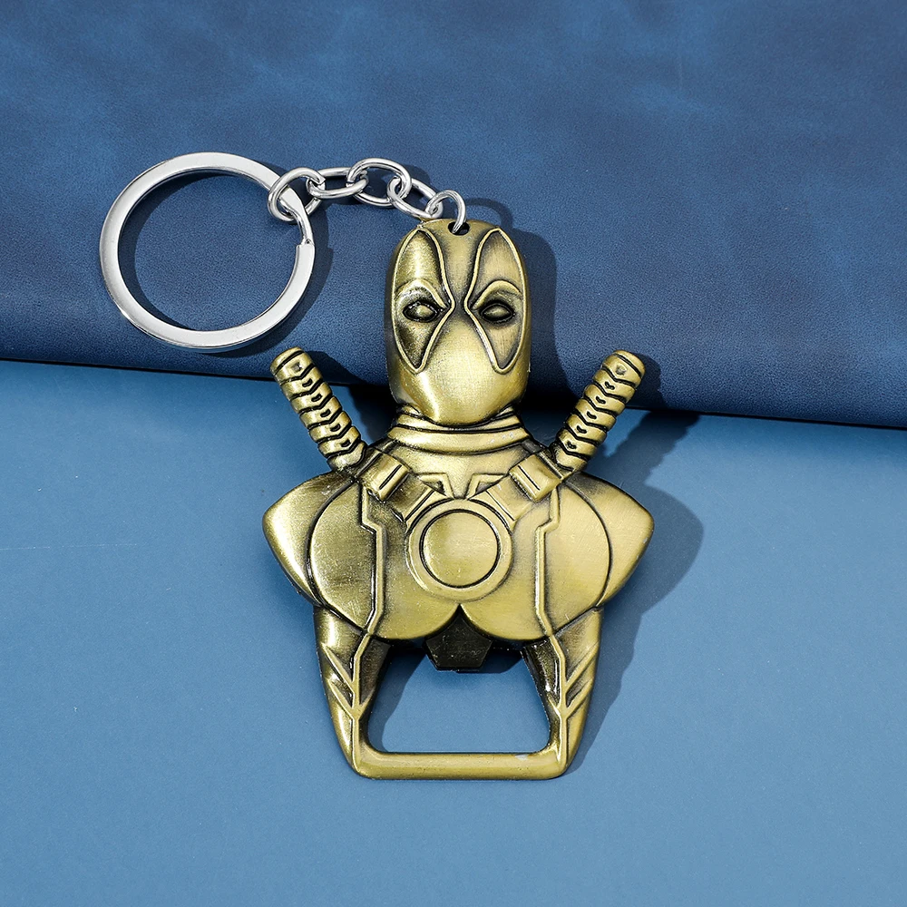 Marvel Movie Role Deadpool Bottle Opener Keychain Wade Winston