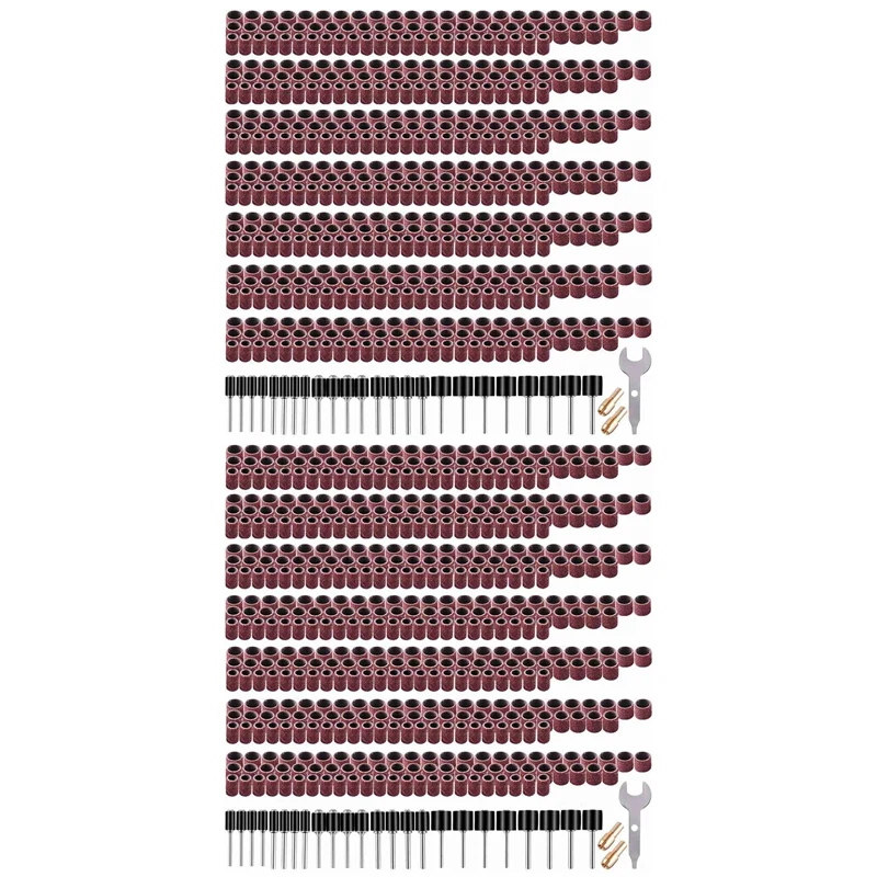 

1062 Pcs Grinding Drum Set, Grinding Machine Sockets Drum Cores Self-Tightening Drill Bits For Dremel Rotary Tools