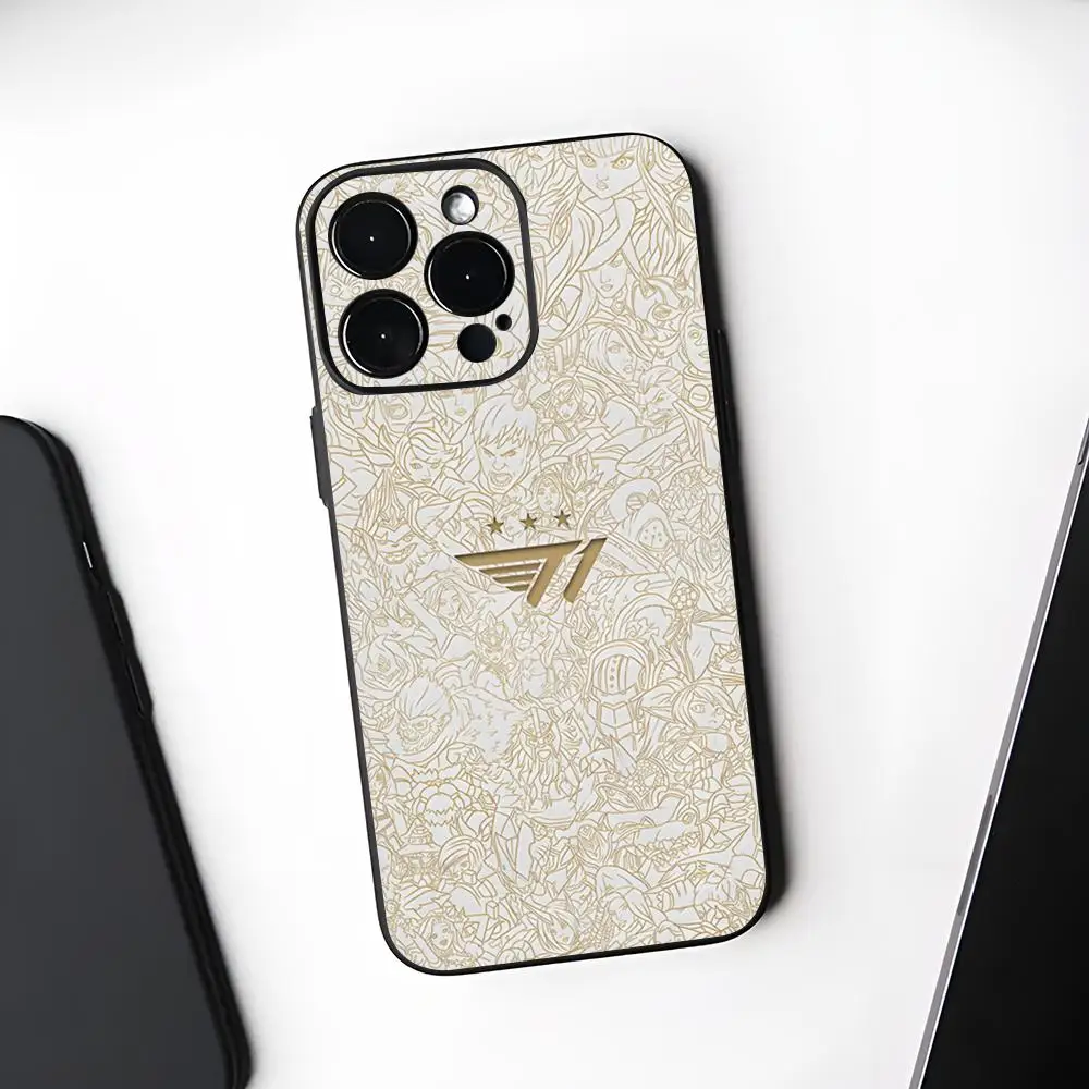 SKT T1 Esports Black Soft Phone Case