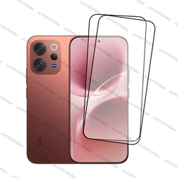 Premium Full Cover Tempered Glass Screen Protector - Dust - Free and Shatterproof for Vivo V70 Elite (2 Front Glass)