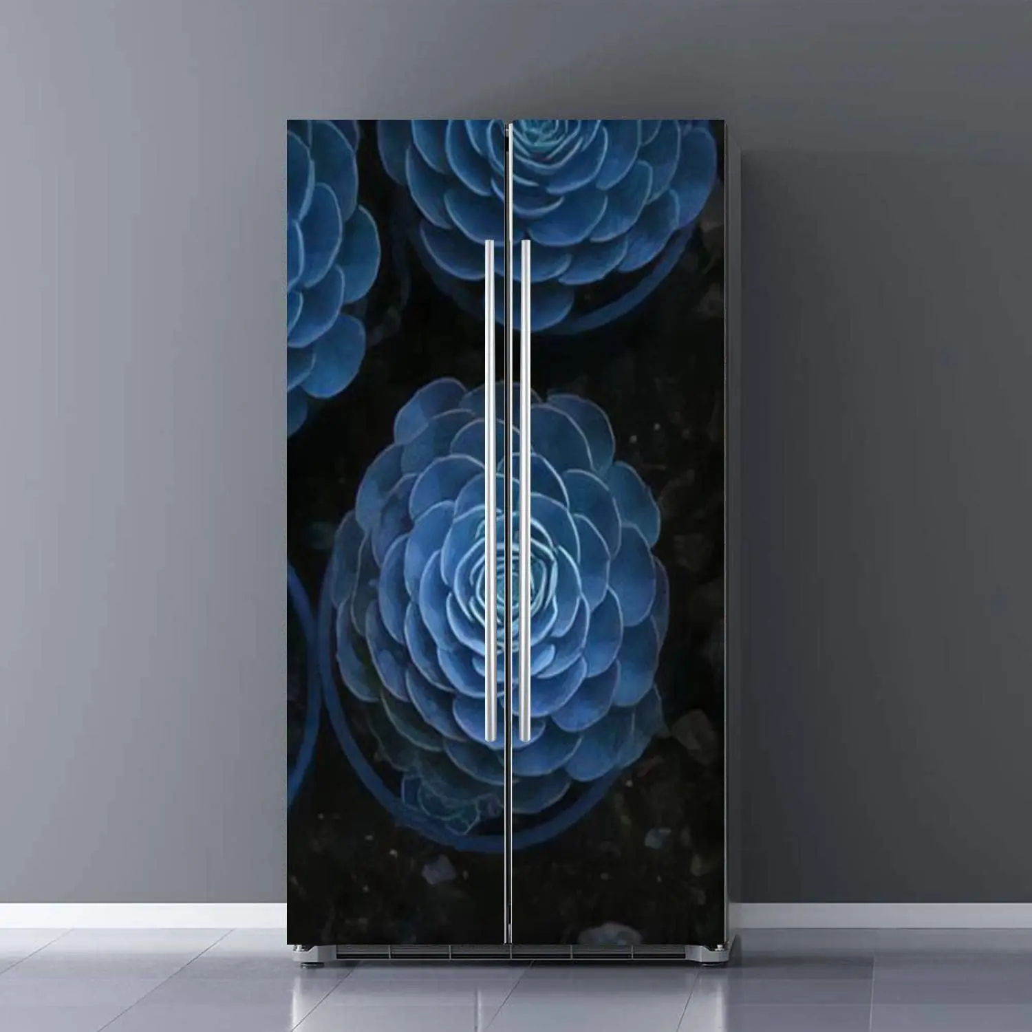 

Самоклеящаяся самоклеящаяся наклейка на холодильник, растения-суккуленты