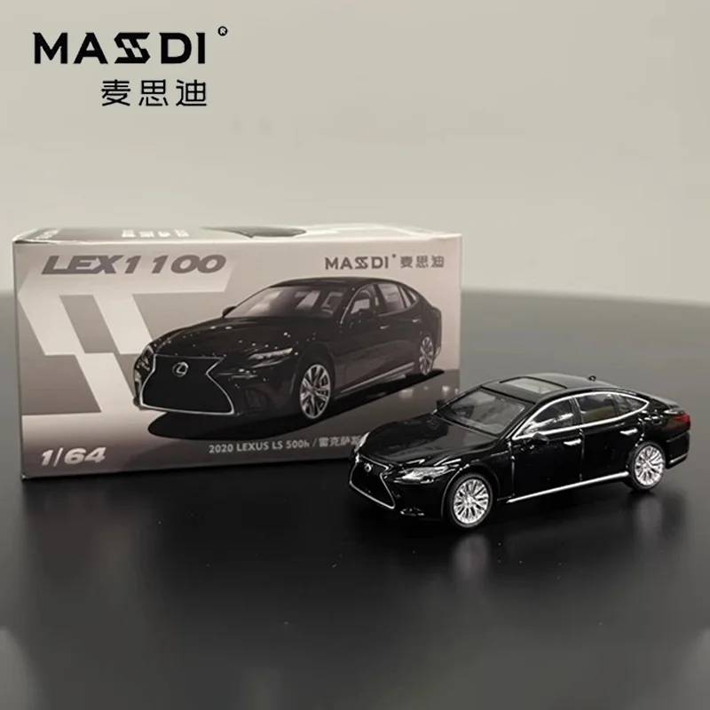 새로운 재고 Masdi 1:64 Lexus Lc500h 클래식 자동차 시뮬레이션 합금 미니어처 다이 캐스팅 원피스 모델 맞춤 장난감 컬렉션 선물