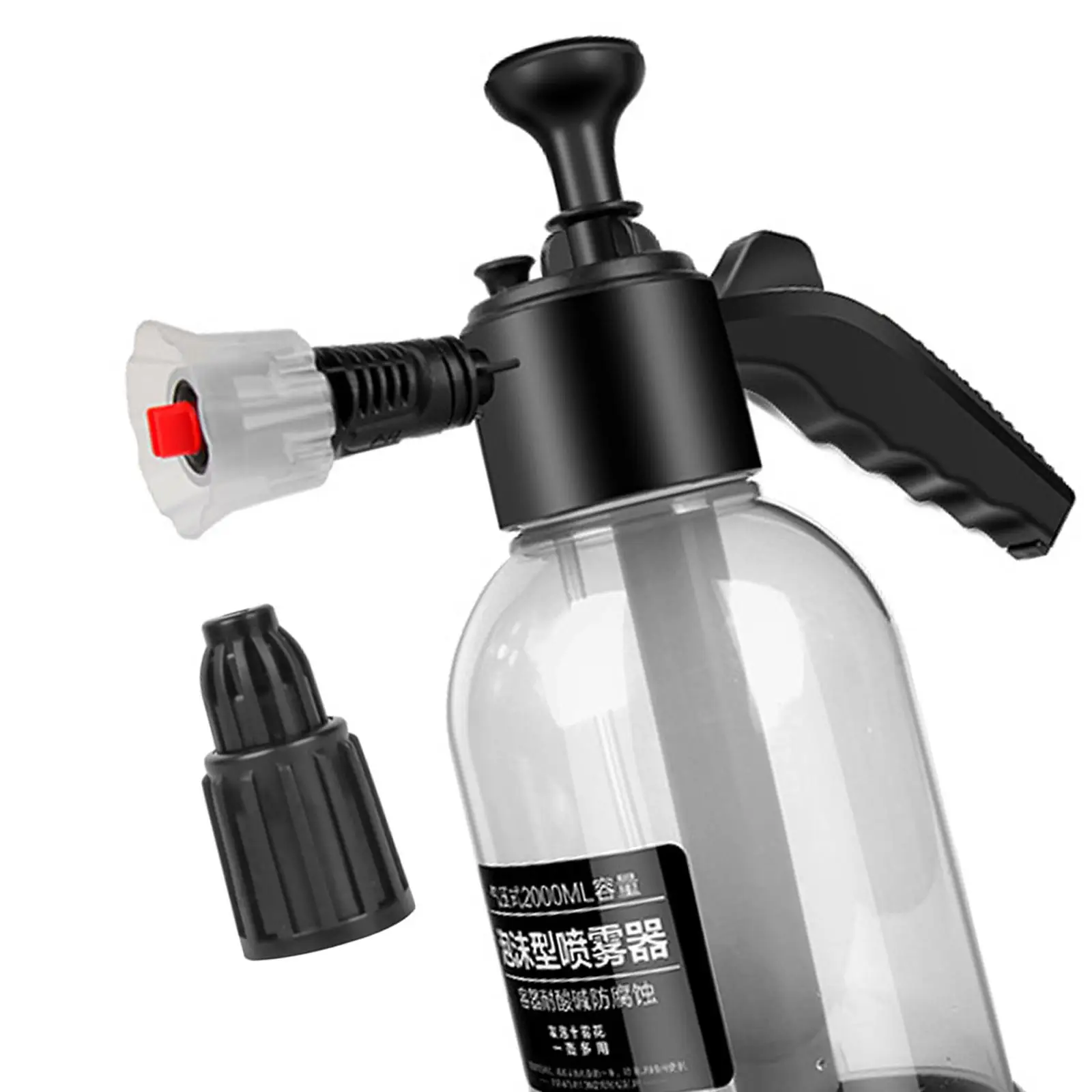 Portable Pressure Sprayer 2L Watering Can Multifunction Auto Cleaning Equipment