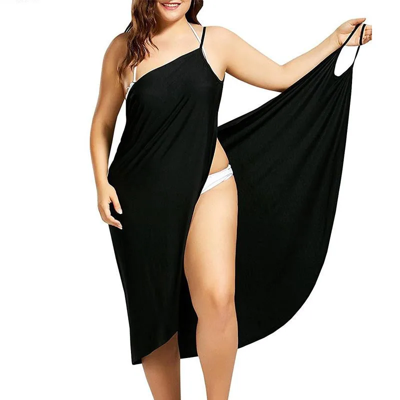 Robe Femme Dress For Women Sling Beach Dresses Sarong Cover Up Warp Pareo Backless Cross Swimwear Female Vestido De Mujer - Image 4