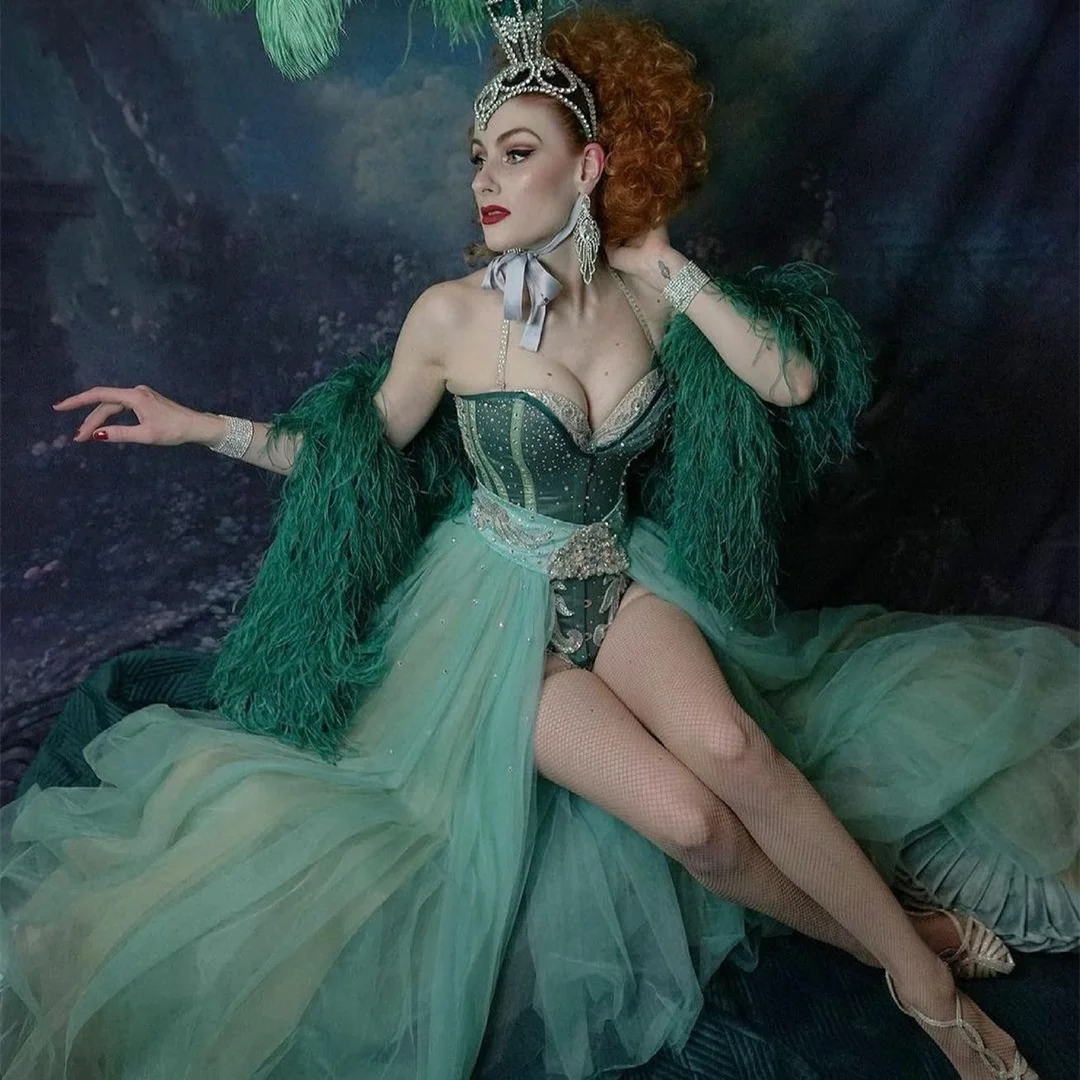 1&2Meter 10ply Ostrich Feather Boa Dark Green Plume Shawl For Wedding Party Dress Tops skirt /Costume Decoration Dancers feather