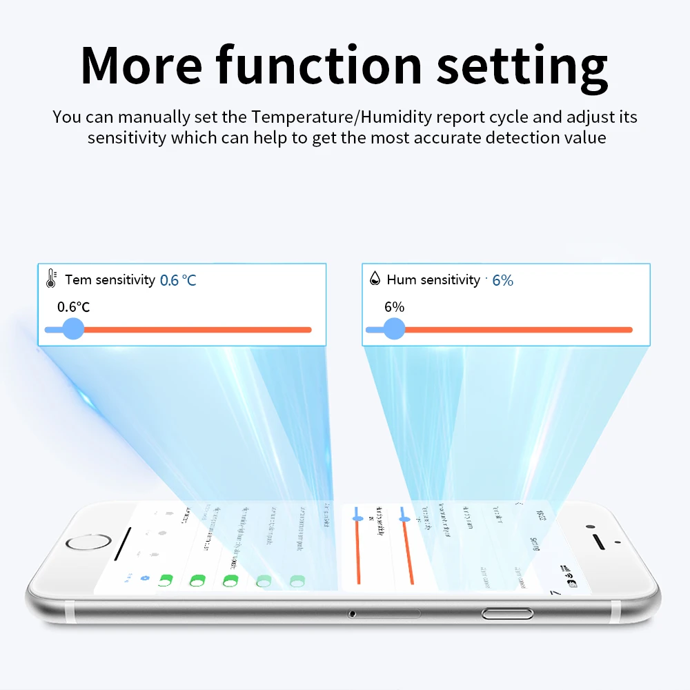 Tuya WiFi/ZigBee Temperature and Humidity Smart Home Thermometer Hygrometer APP