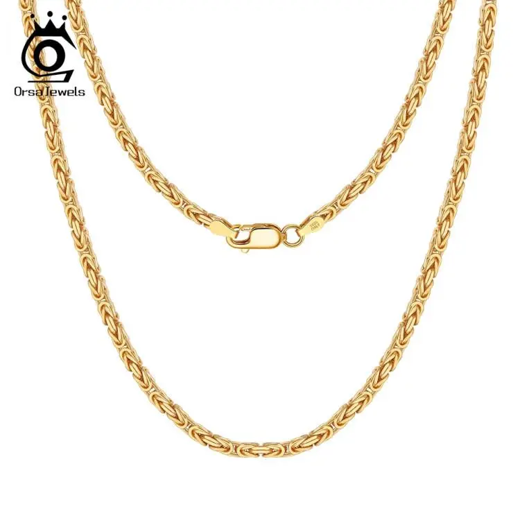 Cadena De Acero Inoxidable Para Collar, Labon Para Pulsera