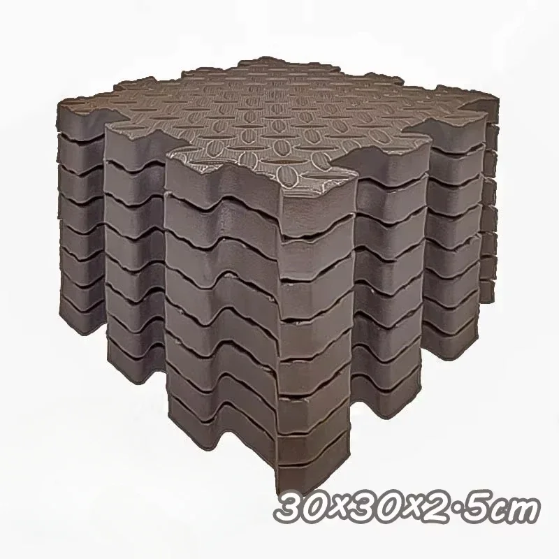 8 Parçalı Paket 2.5cm Kalınlaştırılmış Bebek Oyun Matı Kaymaz Düşmeye Dayanıklı Yeniden Kullanılabilir Çocuk Halısı Çocukların Bağımsız Düşünme Becerilerini Geliştirmeye Yardımcı Olur