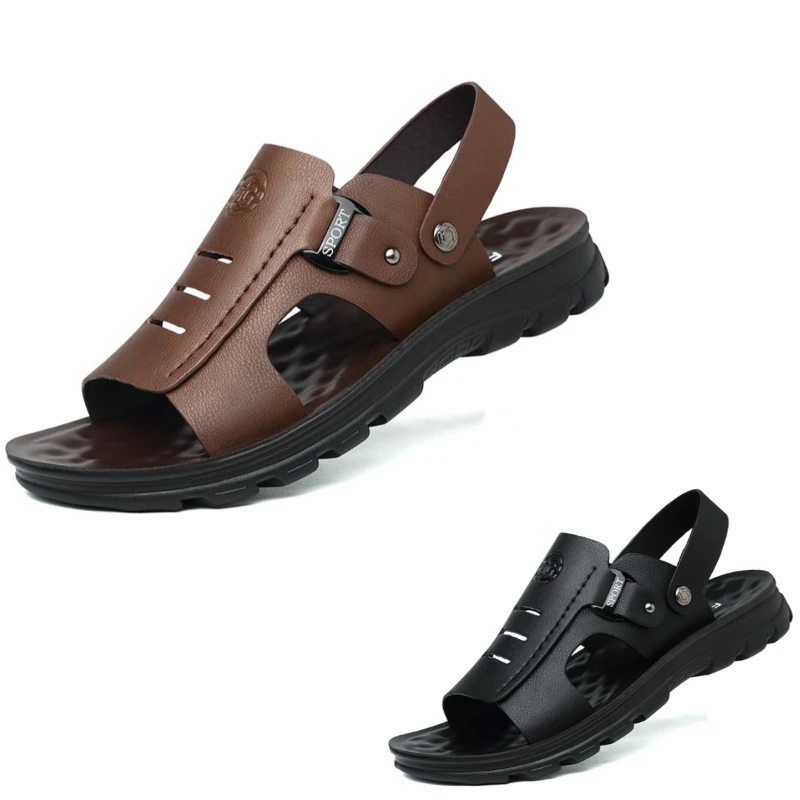 2023 New Men's Sandals Summer Fashion Slippers Men's Casual Beach Shoes