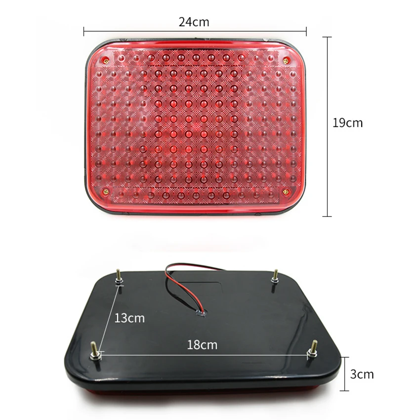 12V Led Flashing Strobe Lights Ambulance Pumper Fire Engines Lamps Police Patrol Wagon Sanitation Truck 1pc