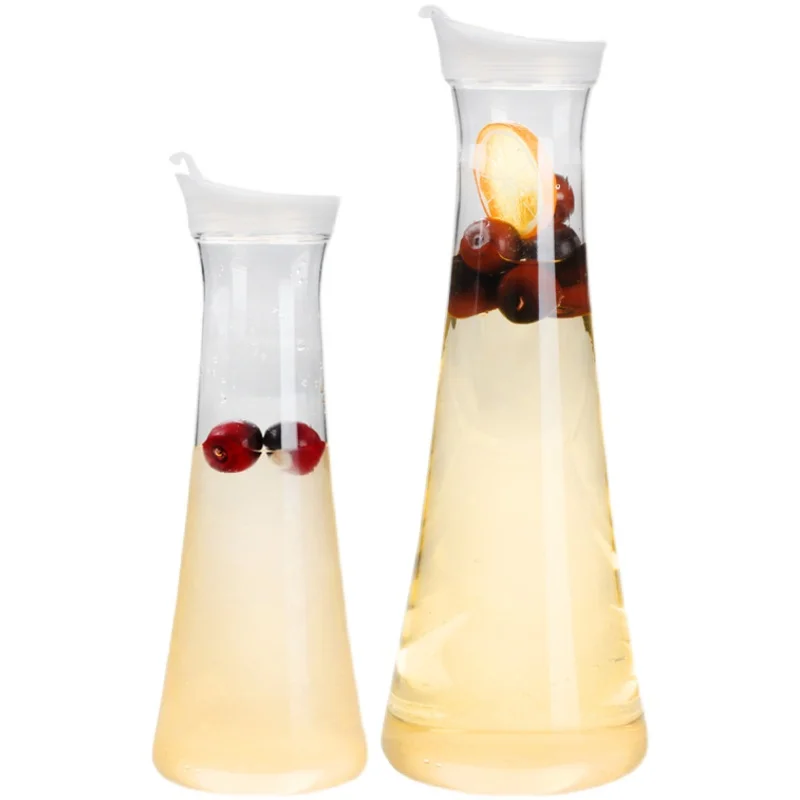 Water Bottle Plastic Water Bottle Transparent Food Grade Plastic Water Juice Ice Tea Jug With Lid