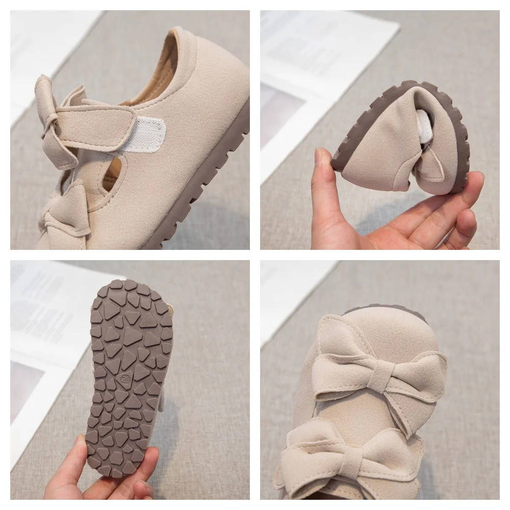 Leather Ballet Flats for Girls Autumn School Party