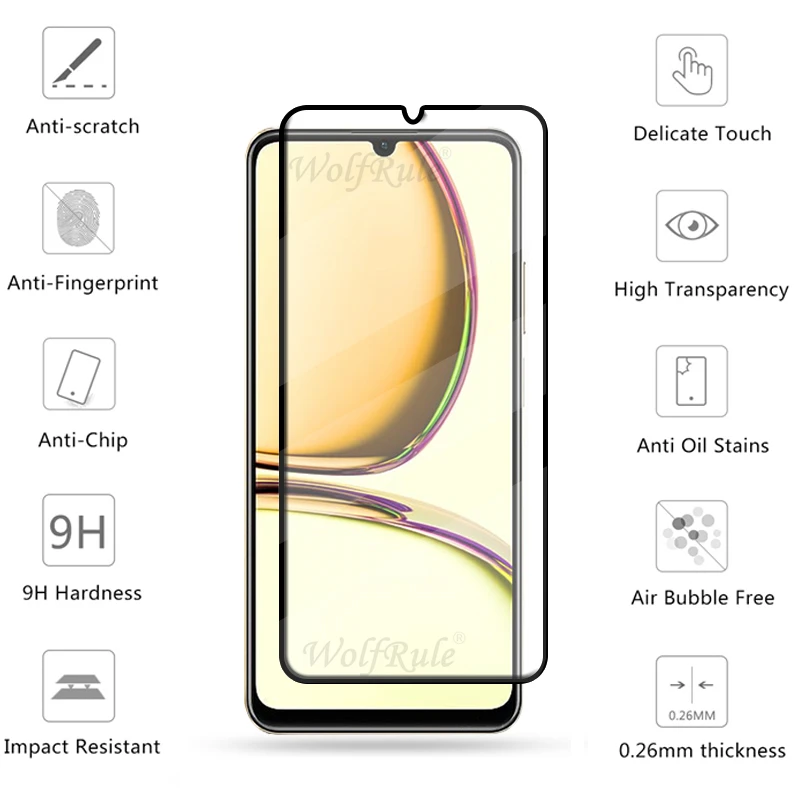 E-Hamii [3 Pezzi] Vetro Temperato Infrangibile 9H Compatibile con Realme X3 SuperZoom,[Cristallo HD Chiaro]Pellicola Salvaschermo da 0,33 mm per Realme X3 SuperZoom