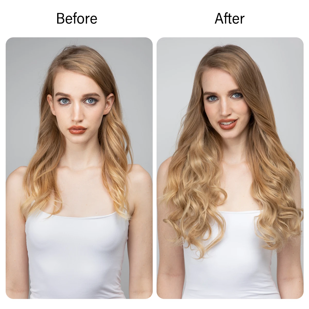 Synthetic No-Clip Ombre Wave Extensions 5