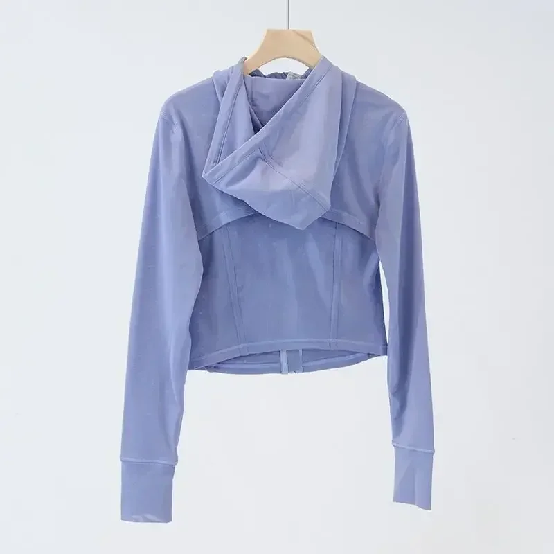 With Women Long Sleeve With Pockets Define Sports Jacket Yoga Jogging Quick Dry Breathable Fitness Running Workout Coat