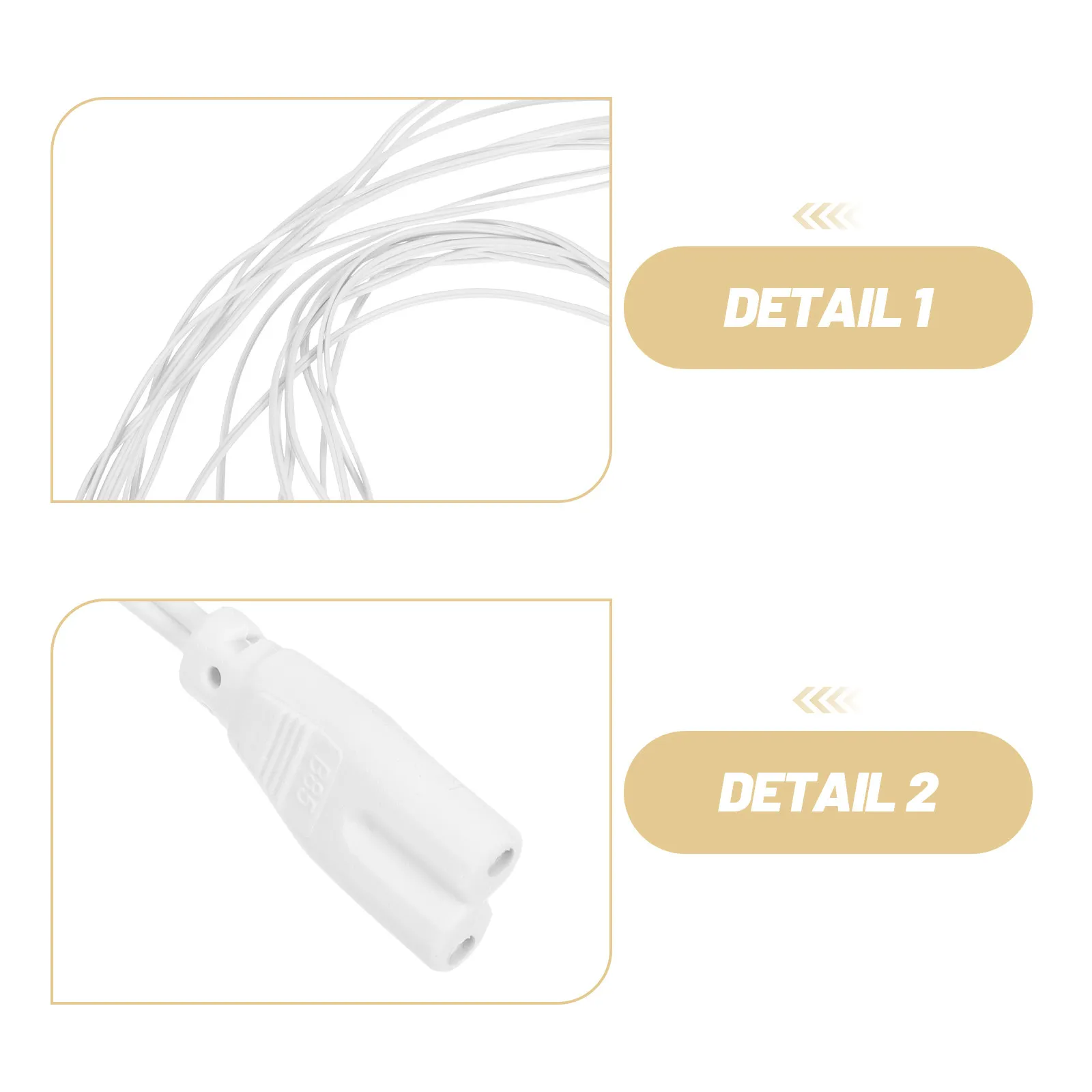10Pcs T5 T8 LED 튜브 연장 케이블 더블 엔드 전원 커넥터 와이어 3.3ft 연결 가능한 램프 와이어 차고 사무실 조명 설치용