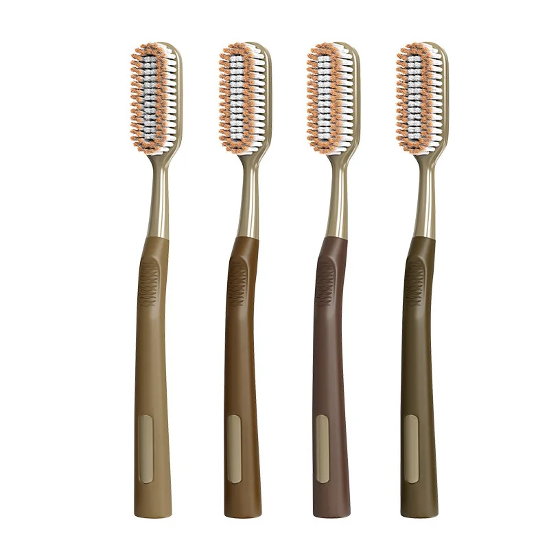 라이트 럭셔리 100홀 브러쉬 헤드 부드러운 칫솔모, 딥 레이지 와이드 헤드 클리닝 스피드 브러쉬, 가족 세트 커플 칫솔