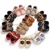 Vintage Baby Newborn Infant Boy Girl Prewalker Classical Pu Soft Anti-slip Toddler Crawl Moccasins Shoes 1