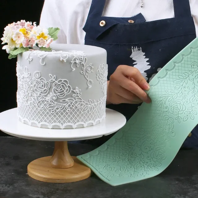 Silicone Mould Lace Icing Molds Silicone Mold Cake Lace Mold For