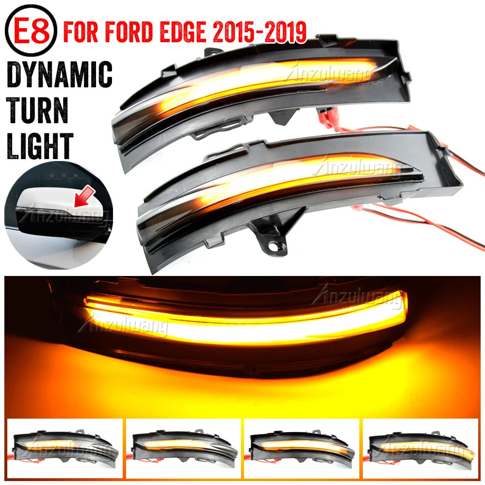 Car Flashing Led Dynamic Turn Signal Light Side Mirror Sequential
