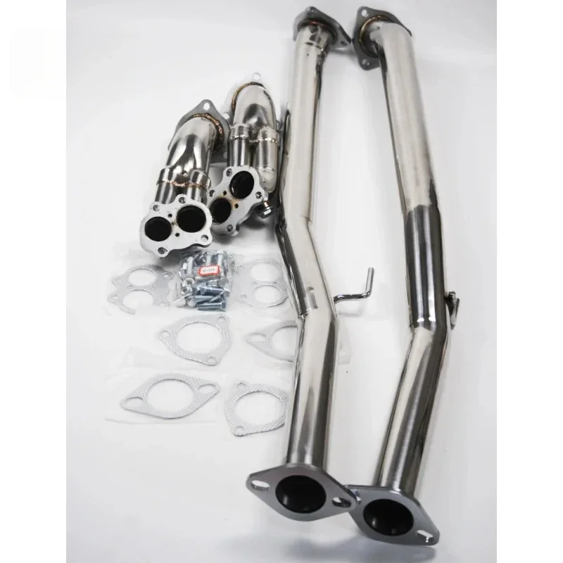Stainless Steel Car exhaust System, Downpipe Fit for Nissan 90-96, 300ZX Turbo 3.0L Fairlady Z32 VG30DETT, High Quality