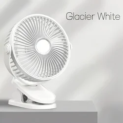Portable USB - Powered Mini Fan with Long Battery Life and Strong Airflow in 4 Vibrant Colors (WHITE)