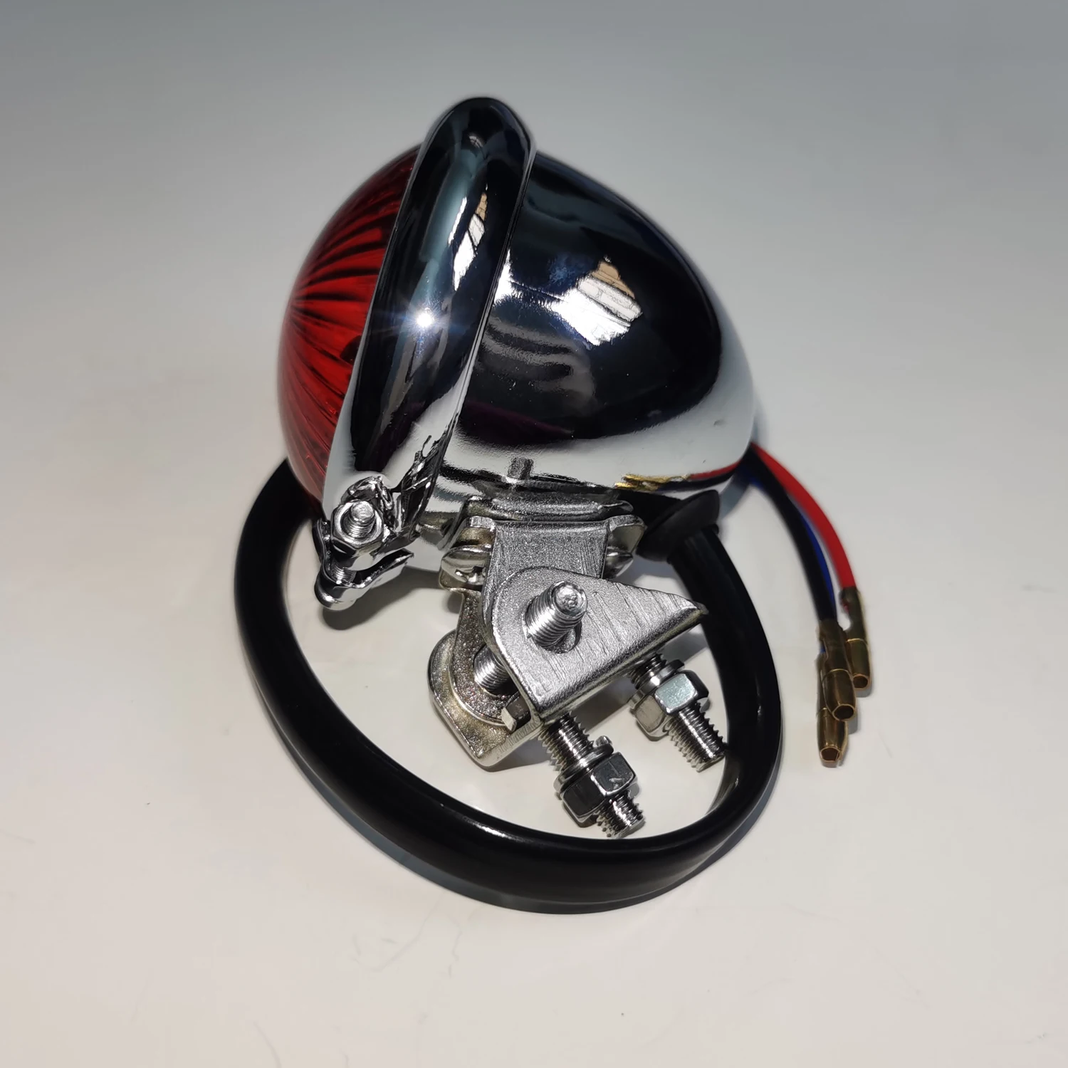

Motorcycle Modified Chrome Lights for 100cc-600cc Motorbikes/Cafe Racer/Chooper/Racing Bike/Pit-Bike Universal Decoration Lamp