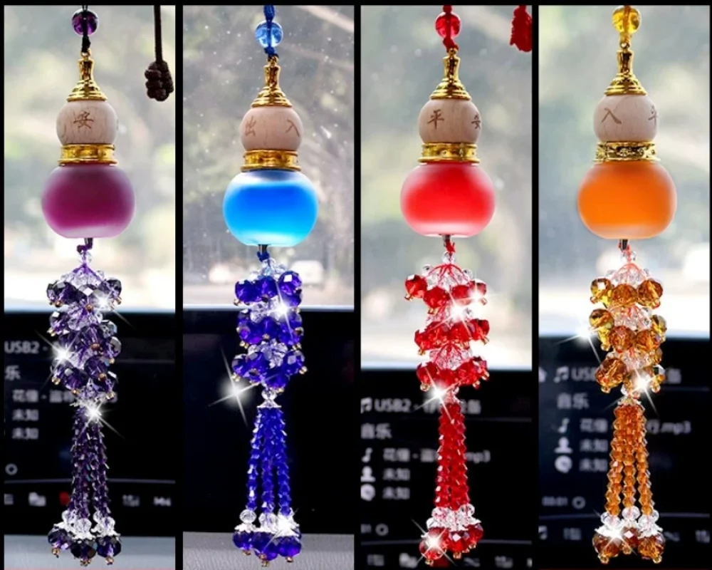 Car mounted pendant, car accessories pendant, gourd rearview mirror decoration