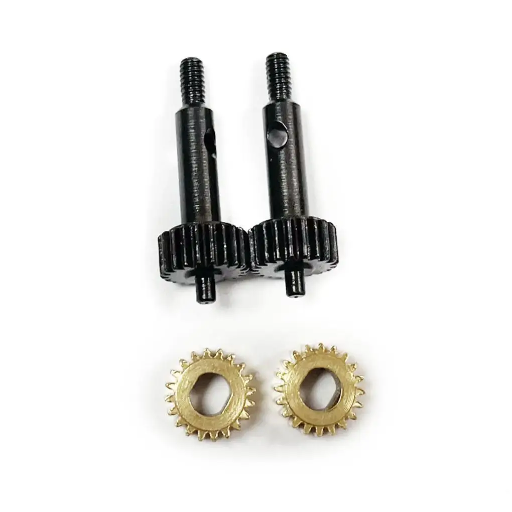 

Латунная колесная ось RCGOFOLLOW, деталь для обновления RC, колесная ось для 1 24 AXIAL SCX24 Rc Автомобильная деталь, аксессуары для радиоуправляемых автомобилей, запасные части