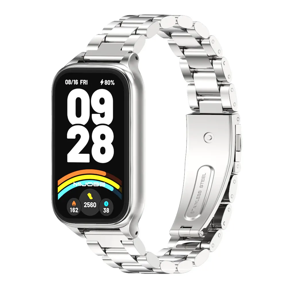 รูปสินค้า สายรัดสแตนเลส สุดคุ้มสำหรับ Mi Band 9 Active