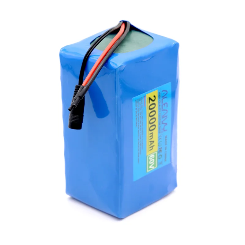 60V 16S2P 20Ah lithium Rechargeable Battery 18650 battery pack for 54.6v 350W 500W 750W 1000W built-in 16S BMS With 2A Charger