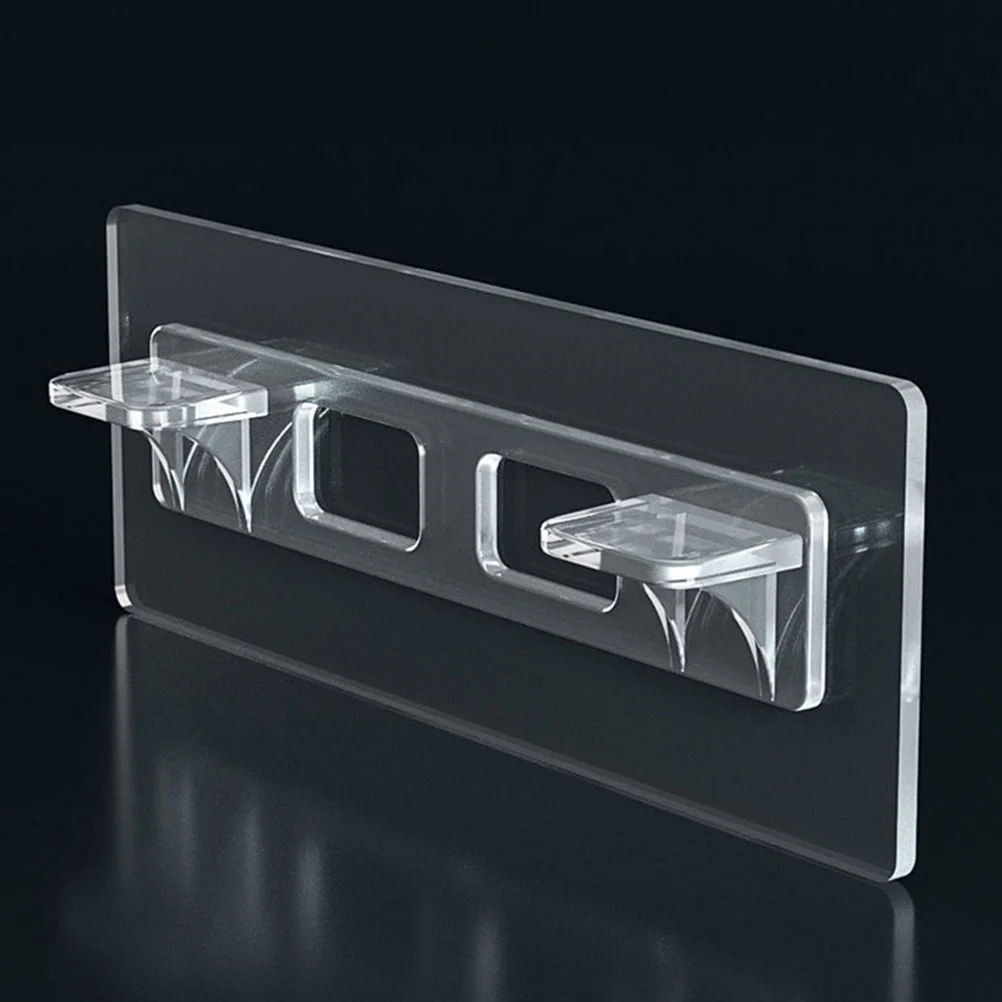 8 Pcs Wardrobe Partition Holder Baby Gate Extender Adhesive Hook Extension Cat Door Pvc for Doorway Shelf Support