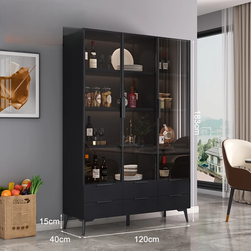 Nordic Cabinet Shelves Wine Decoration Display Rack Whiskey Portable Bar Accessories Drinks Elegant Vintage Szafka Outdoor Iron