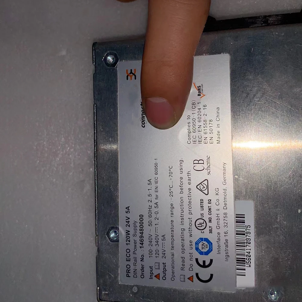 Weidmuller ġ    ġ, PRO ECO, 120W, 24V, 5A 1469480000