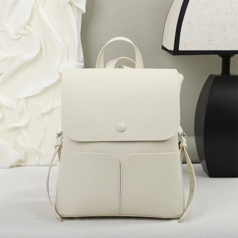 

Women's genuine leather backpack top layer cowhide shoulder bag fashion handbag all-match trends travel backpacks female ladies