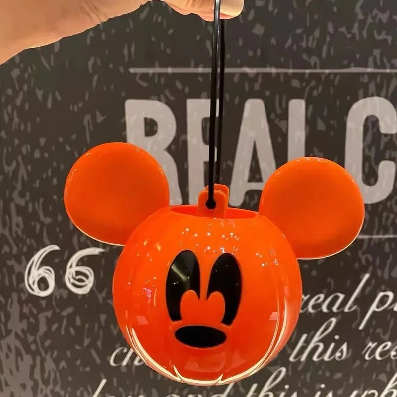 Disney Mickey Halloween Candy Bucket Pumpkin Bucket Portable Basket Kids Favor Trick Or Treat Halloween Party Decoration kids candy bucket