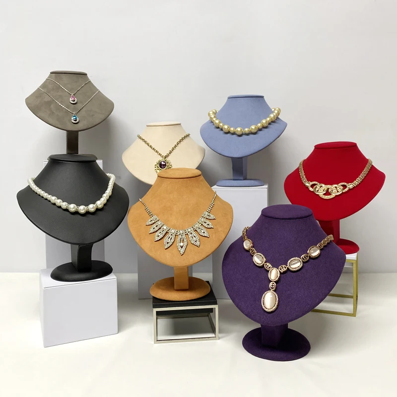 Jewelry Necklace Pendant Display Stand Window Necklace Display Portrait Model Shelf Jewelry Ornament Rack