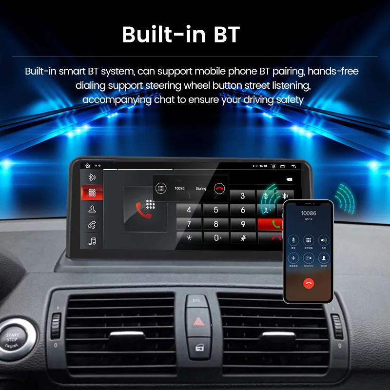 Android 11 Smart Autoradio 6+128G Für BMW 1er E81 E82 E87 E88 116i 118i  120i 130i 2005-2012 Carplay 8-Core Video Player Unterstützt WiFi, 4G  Netzwerk RDS - AliExpress